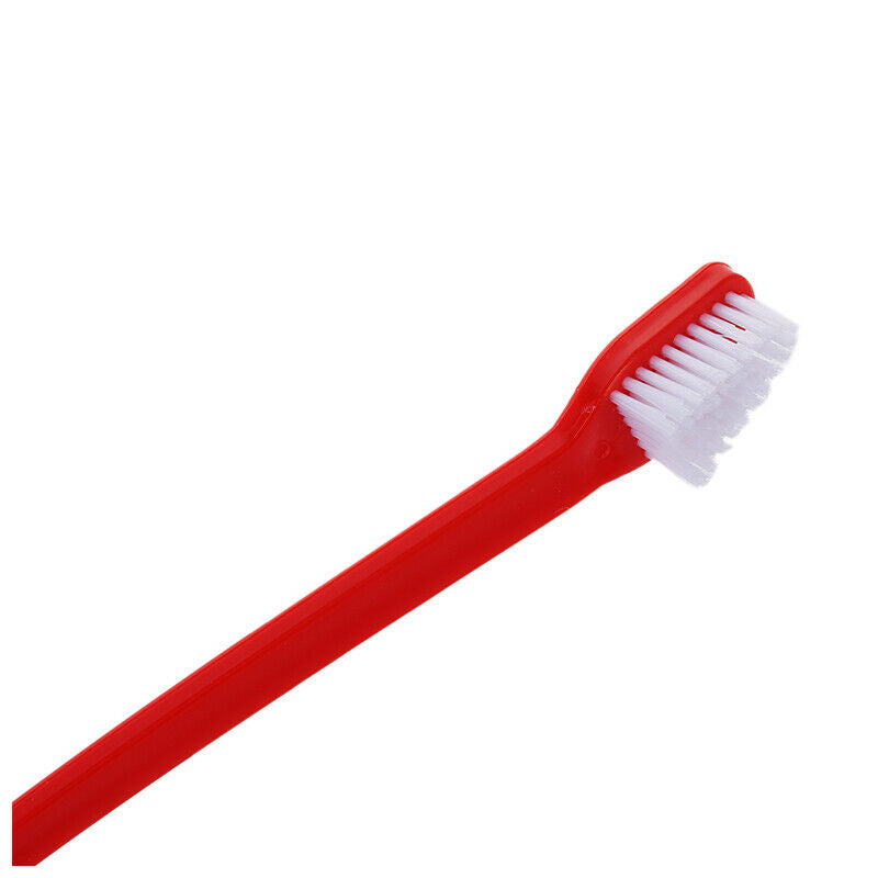 Dental care toothbrush for pet cat with 2 heads send 1 piece in random colo