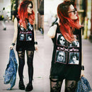 Hot Sell Sexy Women Faux Leather Gothic Punk Leggings New Lace Trousers Pan