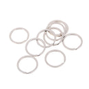 10x Metal Key Holder Split Rings Keyring Keychain Keyfob Accessories 1.5*25mm LJ