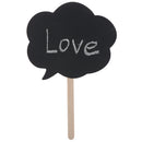 Black cards+chalk Photo Booth Props Love DIY Photography Wedding Decor PartyBX