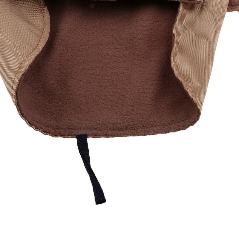 Pet Dog Waterproof Clothes with LED Luminous Strip Reflective Coat Coffee XL