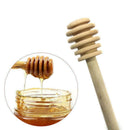 Profession Long Handle Wooden Honey Spoon Mixing Stick Kitchen Tools Dipper M4M2