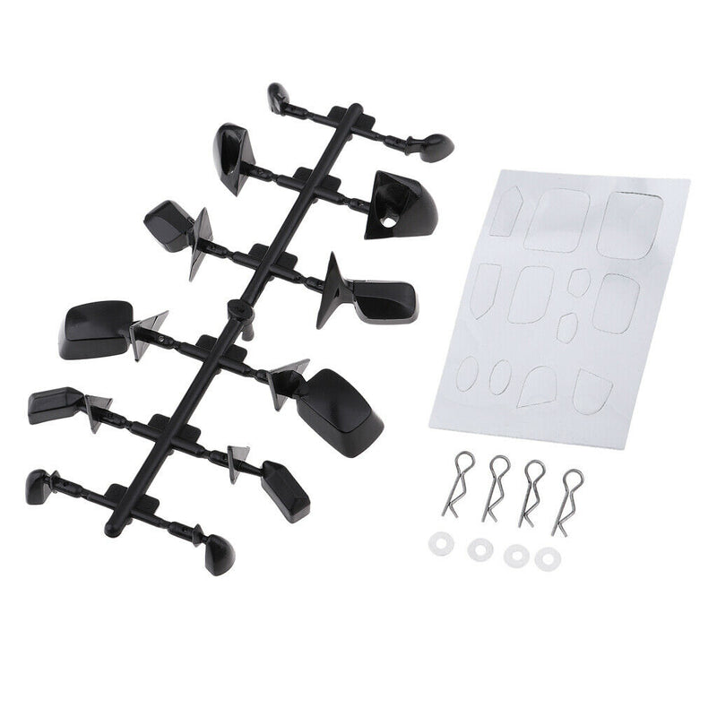 1/10 Scale Wing Mirrors Modification Parts for On Road RC Racing Cars Accs