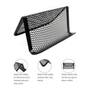 Business Card Holder for Desk, 3 pcs Office Business Card Stand Metal Name  U7G4