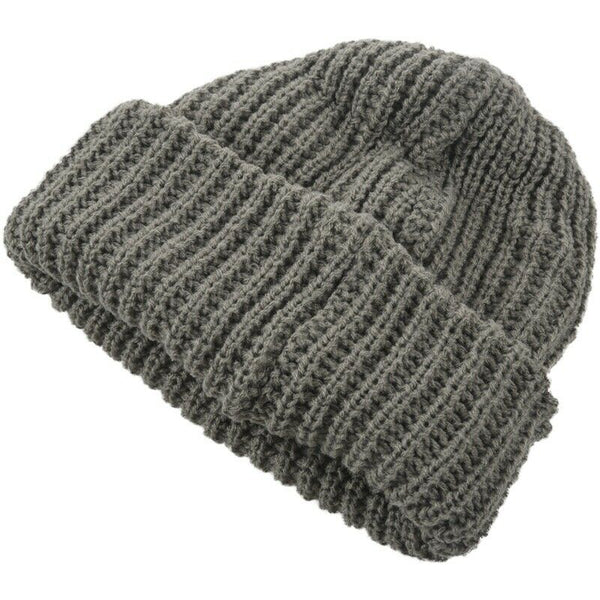 Men's Hat Winter Wool Hemp Cap Hat (Gray) F3Y2