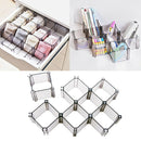 12pcs DIY Household / Kitchen Plastic Drawer Divider Drawer Storage Shelves for