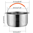 Rice Cooking Steam Basket Pressure Cooker Anti-scald Steamer Fruit CleaningA Bj
