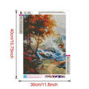 5D DIY Full Drill Diamond Painting Landscape Cross Stitch Craft Kit (W1652)