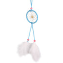 Handmade Dream Catcher with Feather Bead Hanging Decoration Ornament