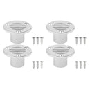 4x Floor Drain Marine Grade Stainless Steel Boat Plumbing Fittings 7/8in