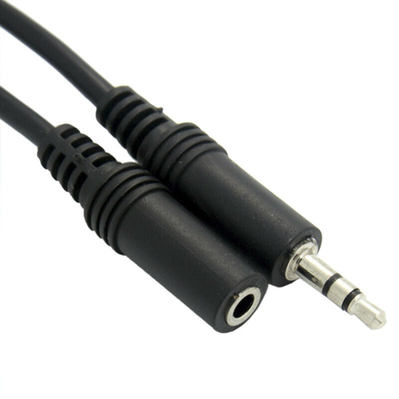 3.5mm Male to Female Extension Cable Headset Audio  Jack Extender-Adapter CordFF