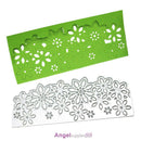 Flower Frame Edge Cutting Dies Stencil DIY Scrapbooking Craft Paper Card