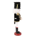Wooden Royal Soldier Nutcracker Drummer, Traditional Festive Christmas Decor