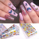 1 Roll Butterfly Colorful Starry Nail Foil Colorful Floral Nail Art Stickers