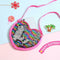 Sequin Heart Shoulder Handbags Flannel Women Kid Crossbody Bag (Multicolor)