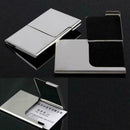 Stainless Steel Business ID Credit Card Holder Wallet Case Box Metal Pocket S2M2