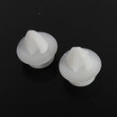 10x Car door panel mounting clips white for Peugeot 206 207 1007 307
