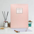 A4 Display Book Folder,Paper Storage Folder Plastic 20 Pockets(Pink) E8D9