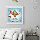 5D DIY Full Drill Diamond Painting Birds Birthday Cross Stitch Embroidery