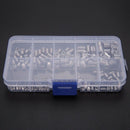 200Pcs 304 Stainless Steel Grub Screws Hex Socket Screw Assortment Kit Set