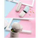 7-Grid Sealed Particle Storage Box Waterproof Pill Medicine Tablet Case Holder