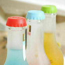 6X Colorful Cute Silicone Lids Reusable Bottle Cap Beer Wine Savers M1I7 N0N8