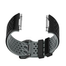 Soft Silicone Strap Band Sport Bracelet for Ionic Smart Watch Black-Gray