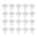20Pcs Nylon Bumper Fastener Rivet Clips Fender & Engine Splash Shield Retainer