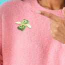 Creative Dollar Angel Wings Badges Brooch Lapel Enamel Pins Backpack Decor A