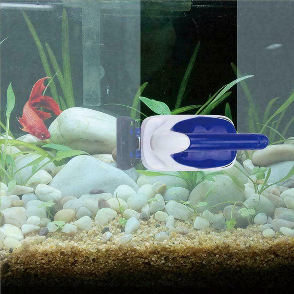 1* Magnetic Aquarium Fish Tank Algae Glass Cleaner Brushs Floating-Clean Sc P0X8