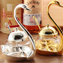 Aluminum alloy Condiment Pot Seasoning Container Spice Glass Jar Salt Sugar G7M8