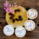 120pcs Thank you Flower Seal Stickers DIY Baking Gift Labels Adhesive Stickers Z