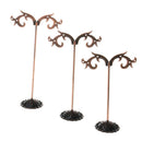3Pcs/Set Metal Showcase Earrings Jewelry Display Stand Organizer Holder Rack