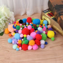 New 200Pcs Assorted Colors Craft Pom Poms Creative Making Hobby Supply DIY Tools