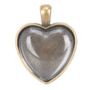 60pcs Pendant Trays Bright Glass Cabochon Necklace Cord for Photo Pendant  FT