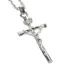 2 Pcs Jewelry Models Clavicle Chain Necklace Cross Jesus Christ