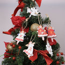 8Pc Christmas Ornament Wooden Crafts Hanging Pendants Xmas Tree Home DecoraSEAU