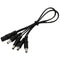 1 Female To 4 Male Power Supply Split Cable Converter DC 12V For CCTV Camera DVR