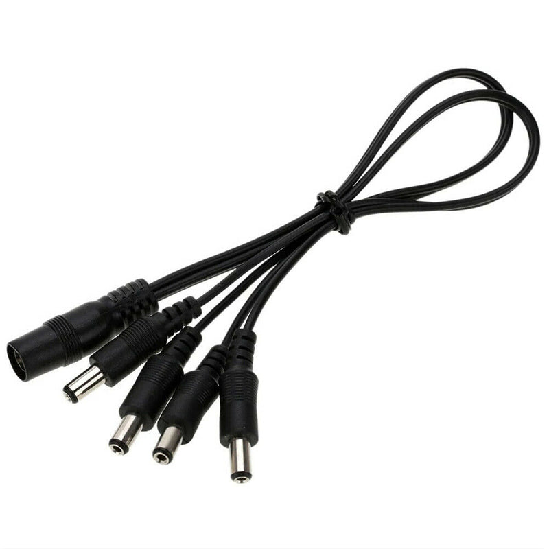 1 Female To 4 Male Power Supply Split Cable Converter DC 12V For CCTV Camera DVR