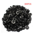 300pcs 8mm Car Plastic Rivets Fastener Bumper Fender Push Clips for Niss JZI