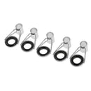 5 Pieces Durable Fishing Rod Guide Eye Rings Rod Building DIY Tip Repair Kit