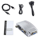 VGA to BNC S-Video Converter Box Adapter Coaxial Video Out Z2M6