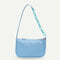 Alligator Pattern Handbag Women Leather Retro Totes Shoulder Bag (Blue)