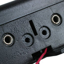Wire Leaded Battery Holder Case Box with Cover for 4 x D Size Batteries