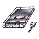 RC 1:10 Roof Luggage Rack 6 LED Lights Bar for D90 RC4WD SCX10 Axial