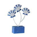 Handcrafted Wooden Nautical Shells Ornament Home Office Desktop Decor Navy