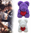 Heart Bear Rose PE Foam Soap Flower Bear Birthday Valentine Day Xmas Gifts