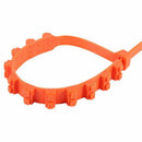 Reusable Universal Snow Auto Nylon Safety Self-Locking Orange Car Tire Anti