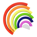 Handmade Wooden Rainbow Stacking Stacker Toddler Montessori Toys