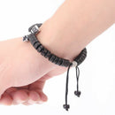 Tibetan Buddhism Vajra Charm Natural Coconut Shell Beads Bracelet for Men W